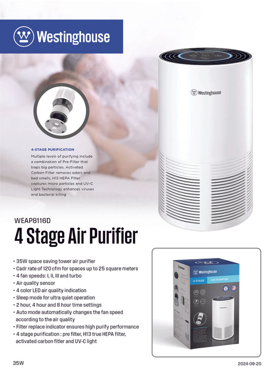 4 Stage Airpurifier - WEAP8030